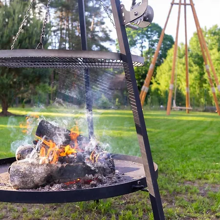 Z Sauna I Jacuzzi Lesny Azyl -